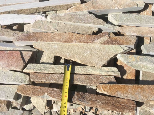 Горбушка златолит золотистый для облицовки купить в Новоуральске