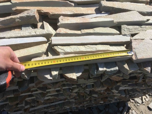 Горбушка златолит золотистый для облицовки купить в Новоуральске