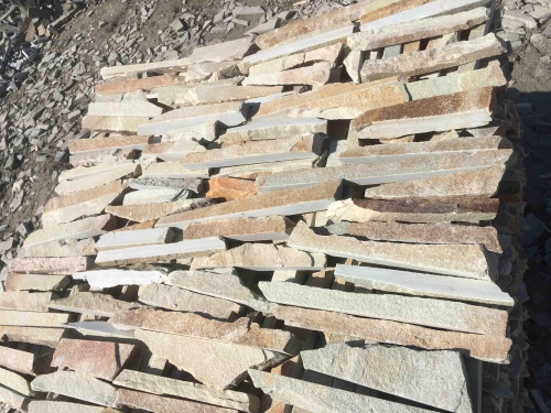 Горбушка златолит золотистый для облицовки купить в Новоуральске