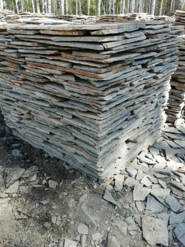 Плитняк златолит Уральский для цоколя, отмостки купить в Новоуральске