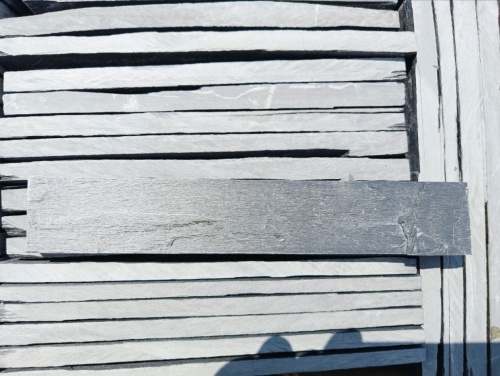 Плитка чёрная из натурального камня фасадная 30 см * 5 см, толщина 7 мм -30 мм купить в Новоуральске